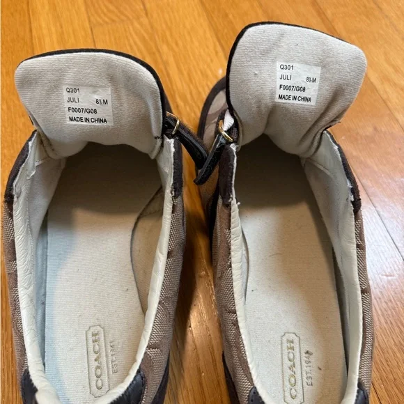 Coach Brown and Black Sneakers Sporty Design - Picture 5 of 6